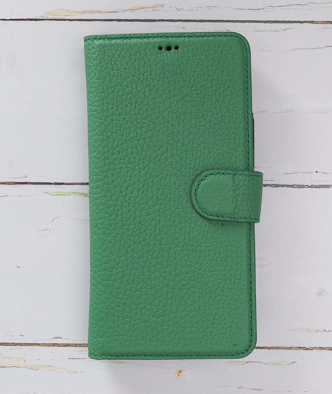 Green iPhone 11 Pro 5.8'' Case Genuine Leather Rfid Etsy