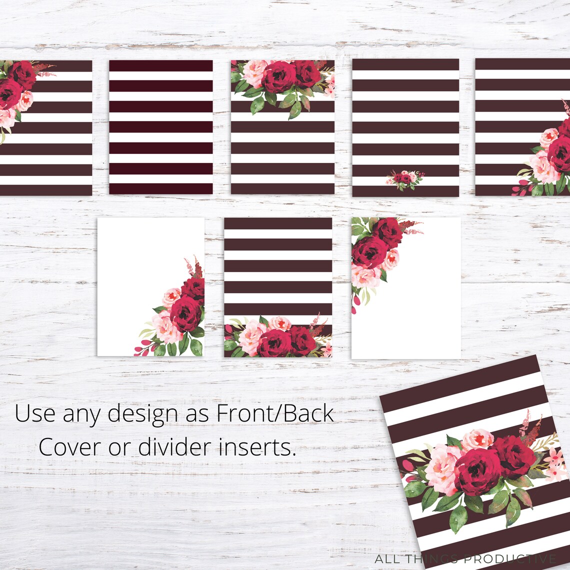Classic Happy Planner Printable Cover Dashboard and Divider - Etsy