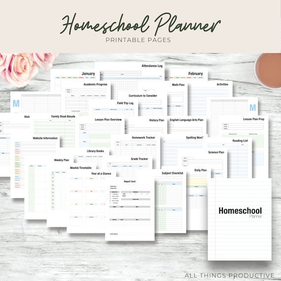 Homeschool Planner Homeschool Printable Homeschool Schedule