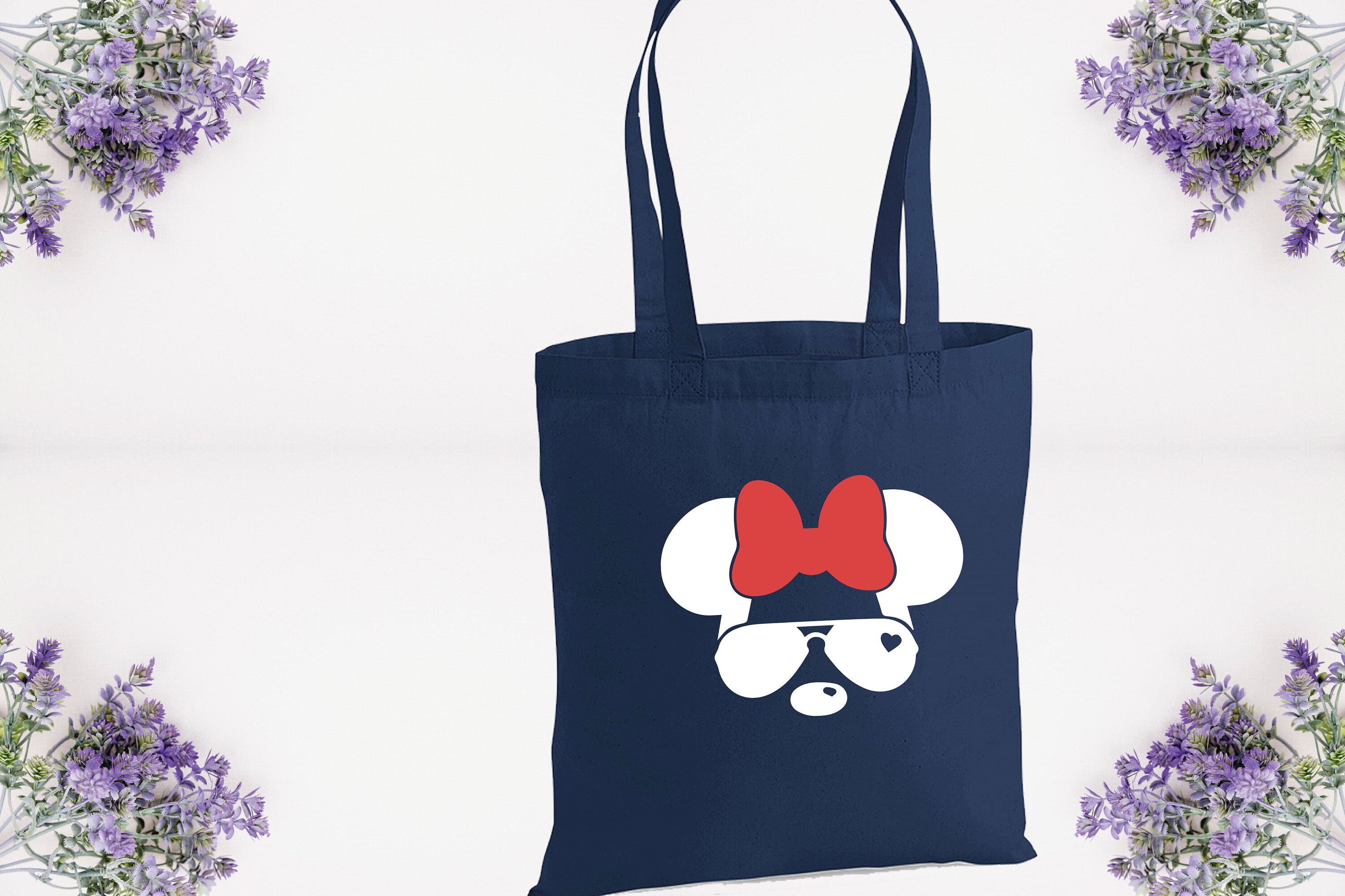 Disney Tote Bag Minnie Shopping Bag Minnie Mouse Beach Bag Etsy