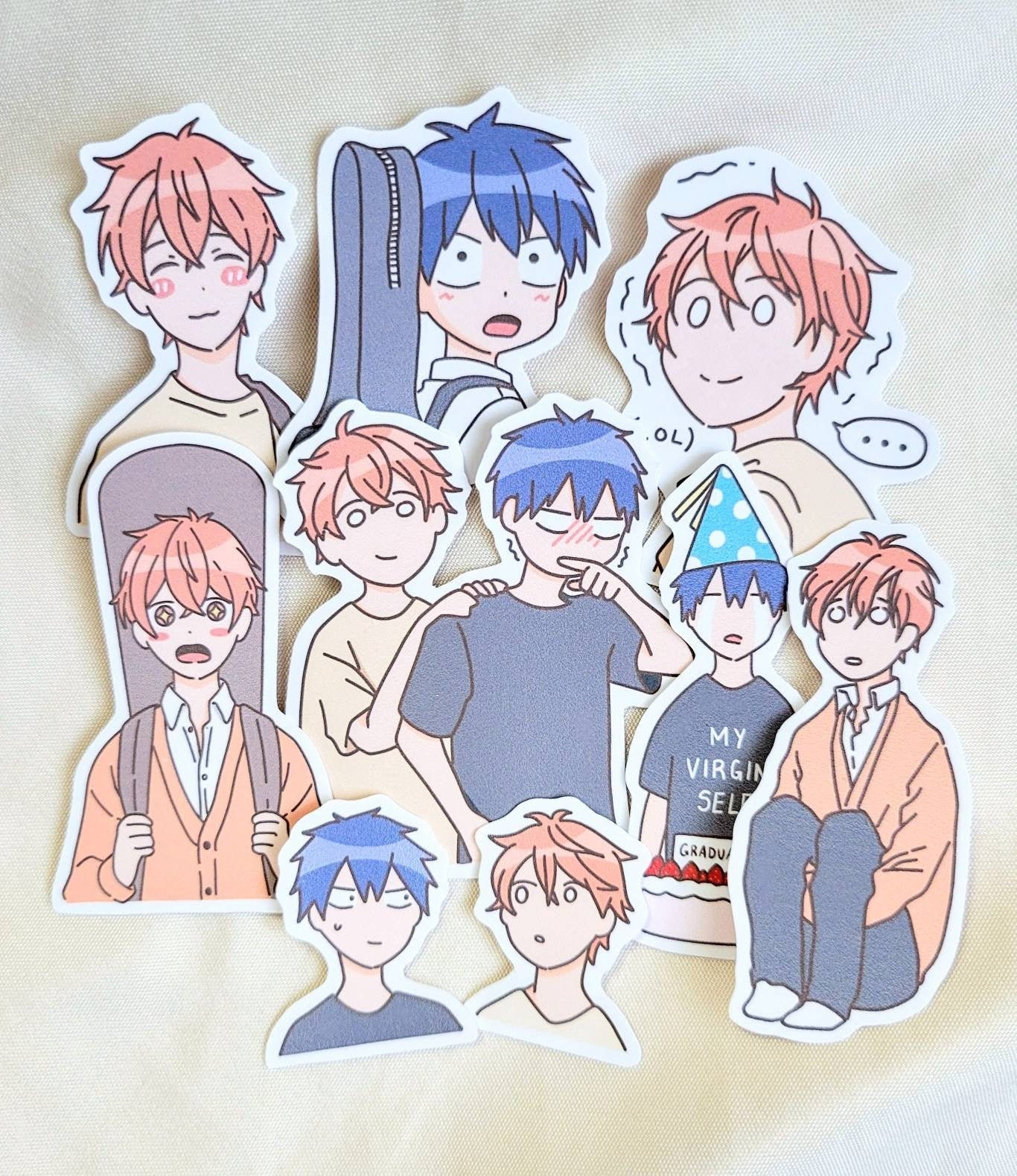 Wotaku ni Koi wa Muzukashii Sticker for Sale by KeatonOsinski