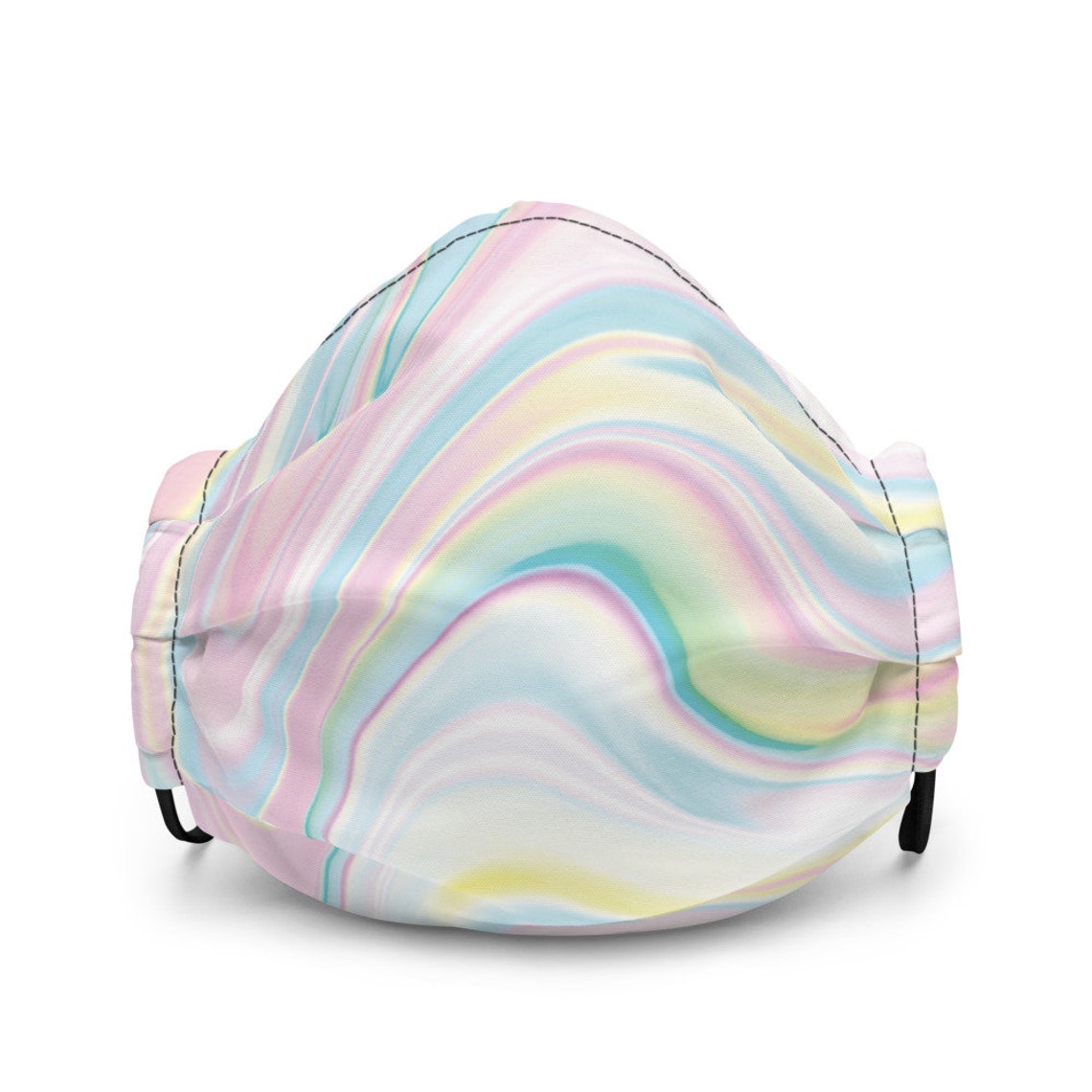 Abstract Pastel Colored Premium Face Mask Fashionable and Etsy