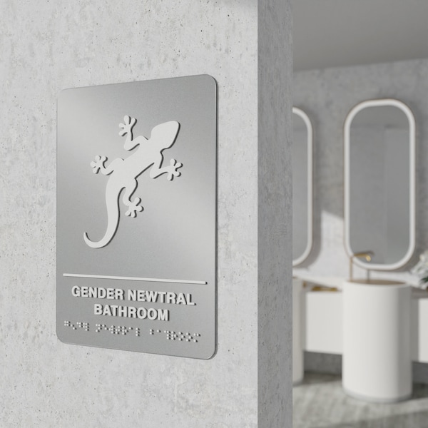 Gender Bathroom Sign - Etsy