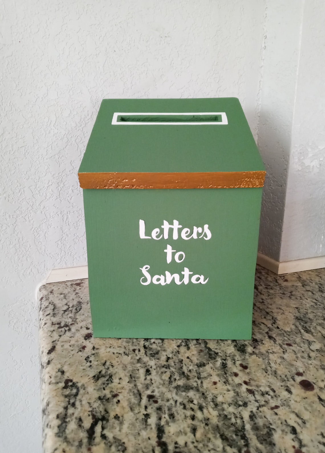 Lettres  Santa Box Livraison  gratuite Signe de No l 