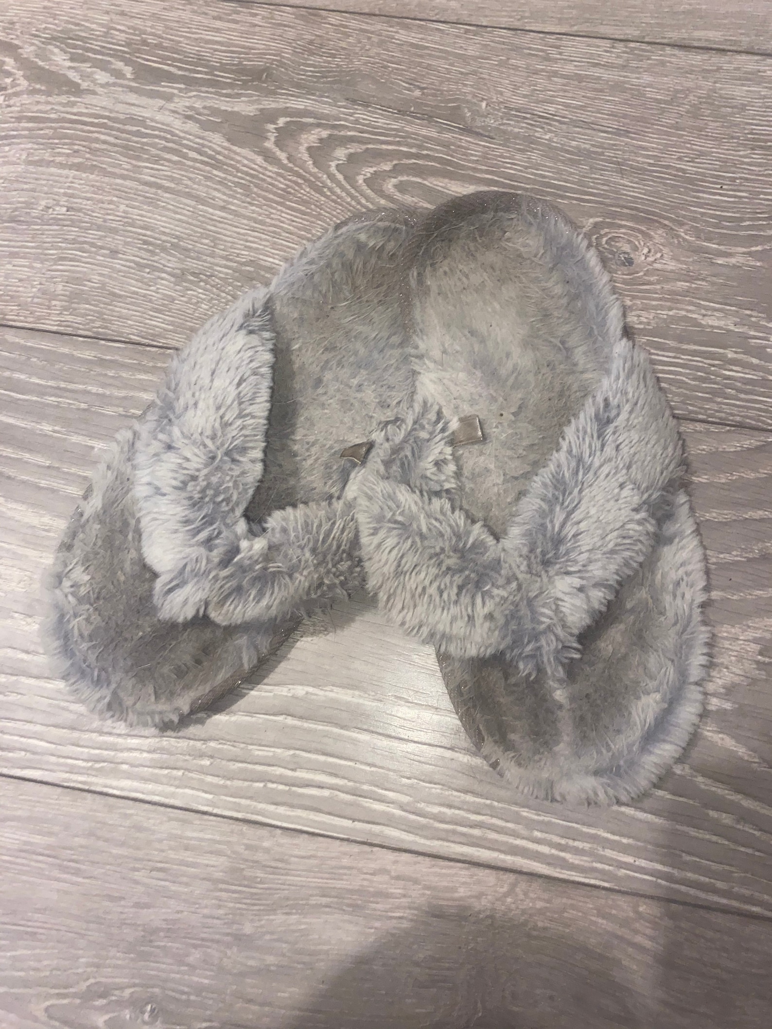 Well worn fluffy slippers Etsy