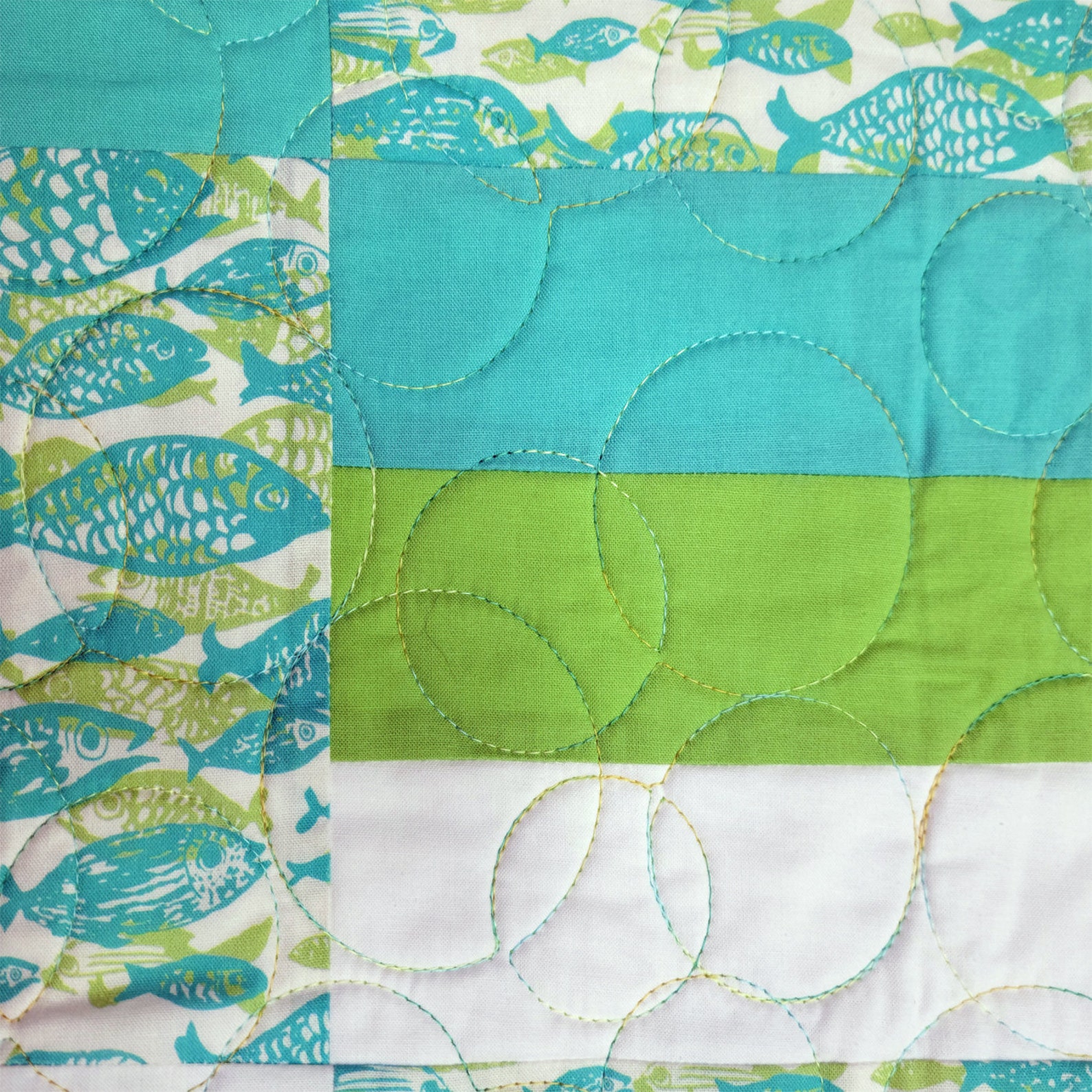 Patchwork Fish Design Handmade Patchwork Baby Quilt, Fish Print Quilted Baby Blanket - Etsy