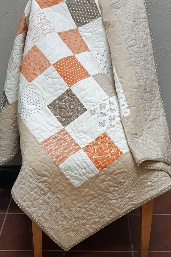 autumn patchwork quilt