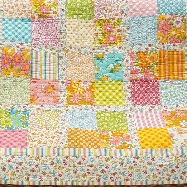 Maureen Mccormick Fabric a Blooming Bunch Etsy