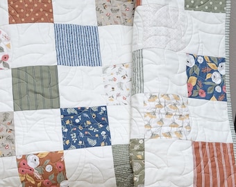 Trapunta patchwork floreale fatta a mano, Lella Boutique Fabrics