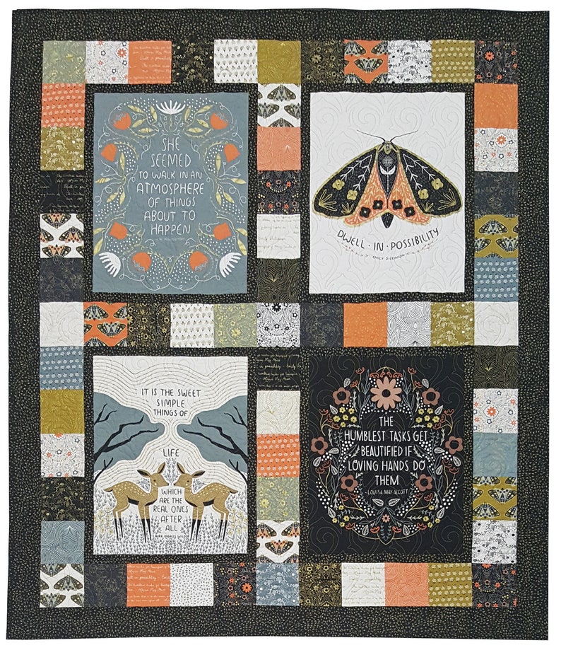 Positivity Quotes Quilt Inspirational Quilt Handmade Throw Etsy