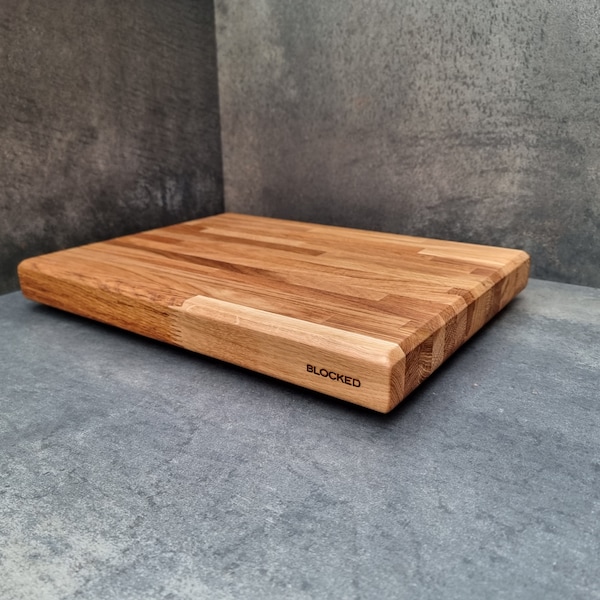 Solid Oak Chopping Board, Butchers Block, Cutting Board, Chopping Board,