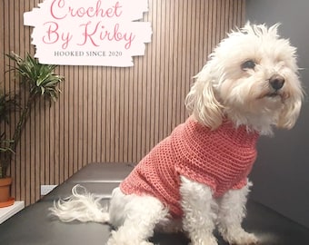Easy Dog Sweater Crochet Simple Crochet Pattern