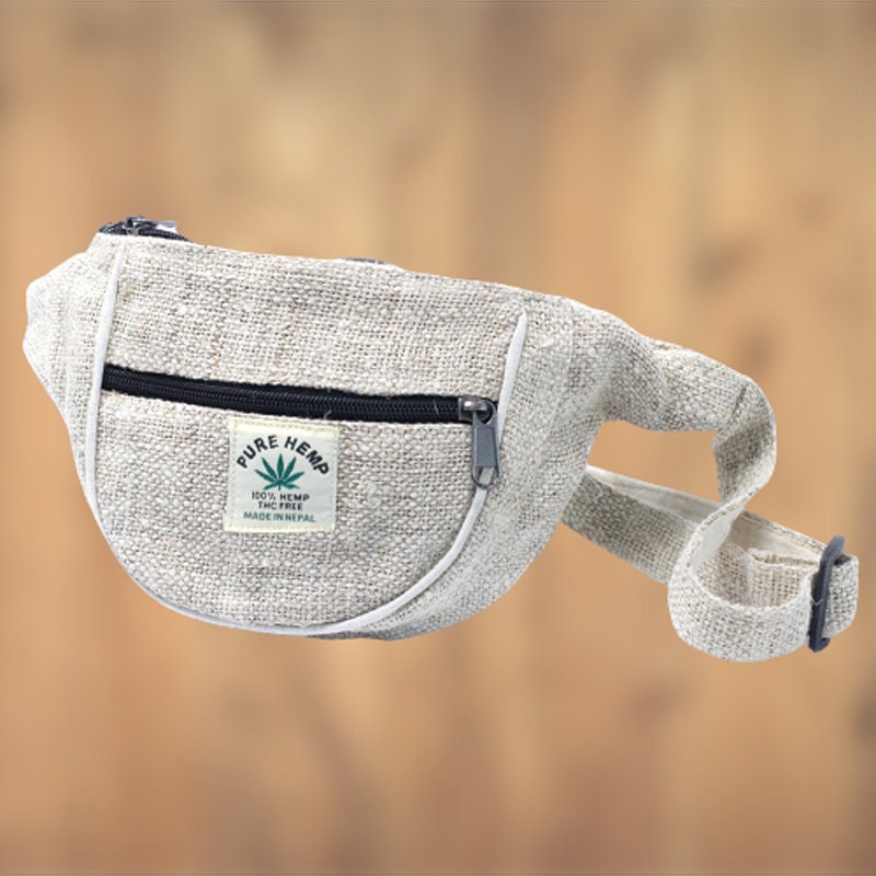 Fanny Pack True Hemp Waist Bag Nature Boho Ethno Nature Etsy