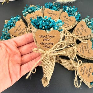 Bomboniera rustica per matrimonio, bouquet di fiori secchi, magnete per bomboniera per matrimonio, regali personalizzati, bomboniera per baby shower, bomboniere per addio al nubilato