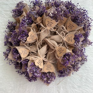 Bomboniere Boho Mini Fiori Secchi, Magnete Save the Date, Regali Islamici, Magnete per Frigorifero Personalizzato, Bomboniere Rustiche per Nozze, Bomboniere per Feste dei Dolci 16
