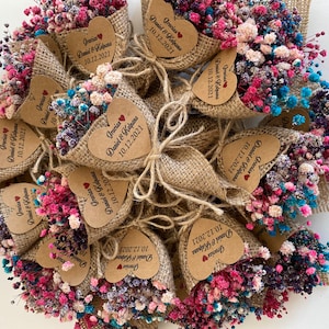Bomboniere nuziali all'ingrosso, bouquet di fiori secchi, bomboniere rustiche, bomboniere per baby shower, magneti personalizzati, regali personalizzati, regali di fidanzamento