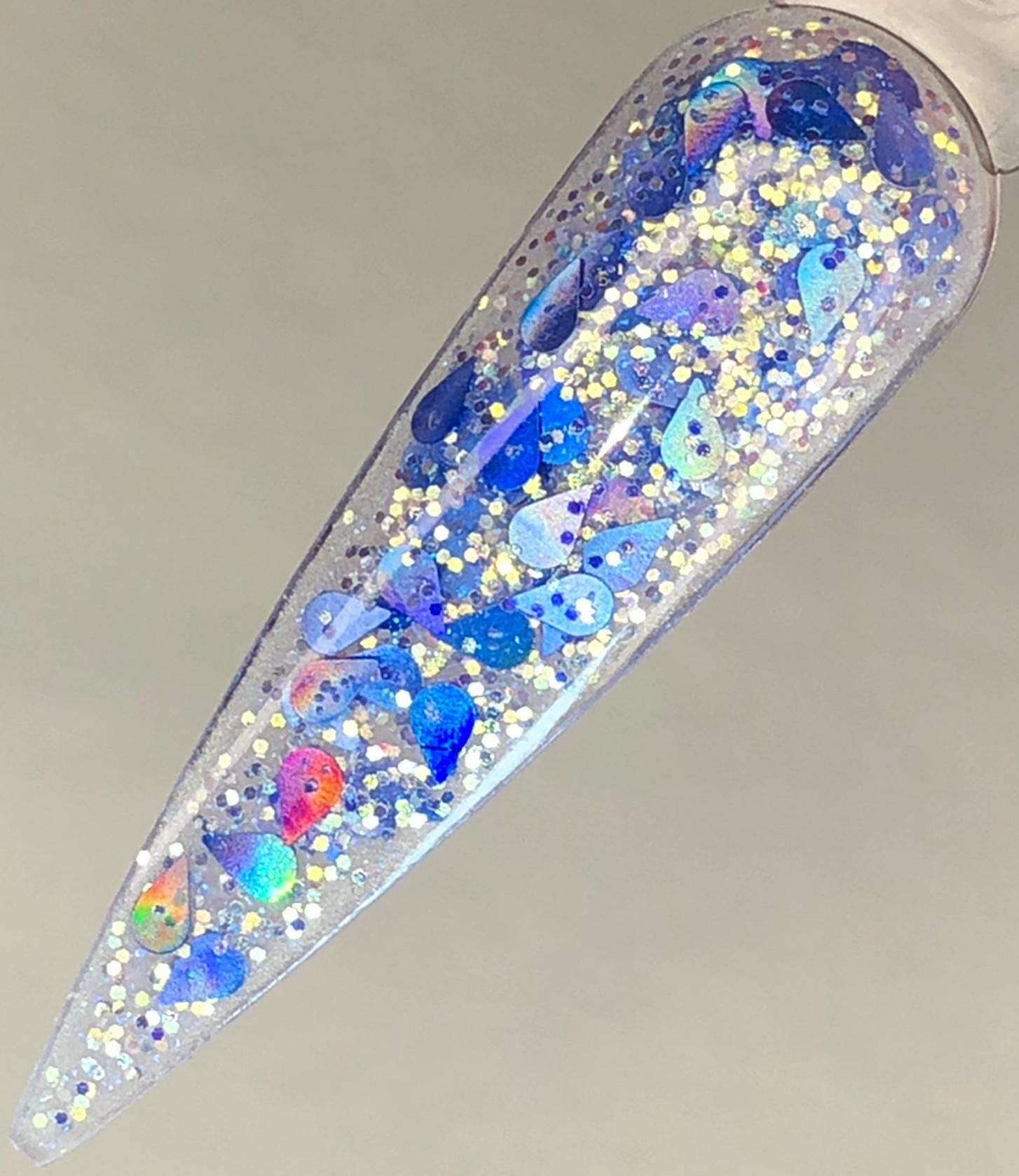 TEARS OF ICE Poudre acrylique, Trempette en poudre, Trempettes, Poudre acrylique pour ongles, Trempette en poudre pour ongles, Poudre acrylique, Poudr