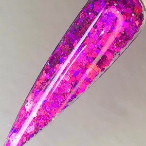 RAZZ JAZZ- HOLOGRAPHISCHES Acrylpuder, Dippuder, Dips, Acrylpuder für Nägel, Dippuder für Nägel, Glitzeracrylpulver