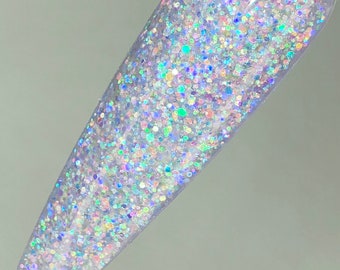 GLASS SLIPPER Acrylic Powder, Dip Powder, Dips, Acrylic Powder for Nails, Dip Powder for Nails, Glitter Acrylic Powder, Acrylic Nail Powder