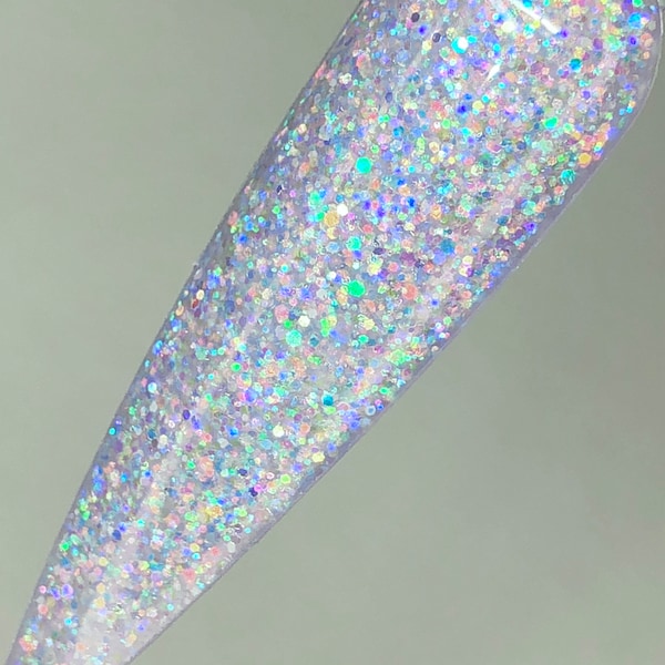 GLASS SLIPPER Acrylic Powder, Dip Powder, Dips, Acrylic Powder for Nails, Dip Powder for Nails, Glitter Acrylic Powder, Acrylic Nail Powder