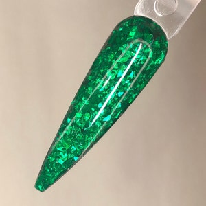 EMERALD GREEN  Glitter Acrylic Powder, Dip Powder, Dips, Acrylic Powder for Nails, Dip Powder for Nails, Acrylic Nail Powder, Dip Nails