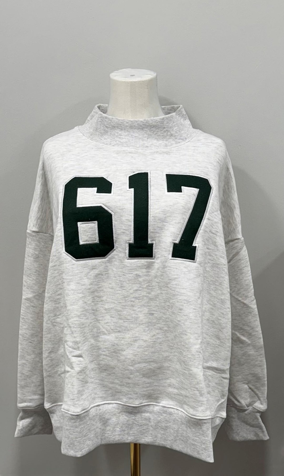 Custom Mock Neck Sweatshirt