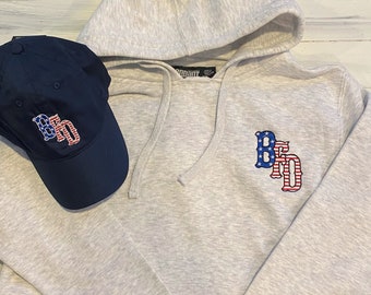 Boston Fire Flag Hoodie