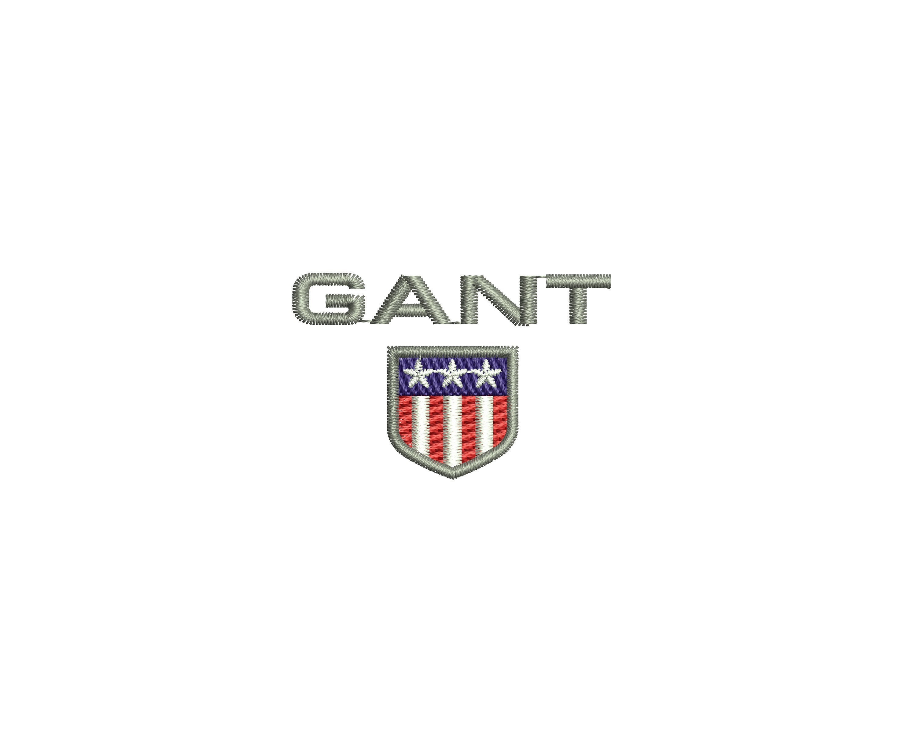 2 Sizes GANT USA Embroidery Machine Design used for Etsy UK