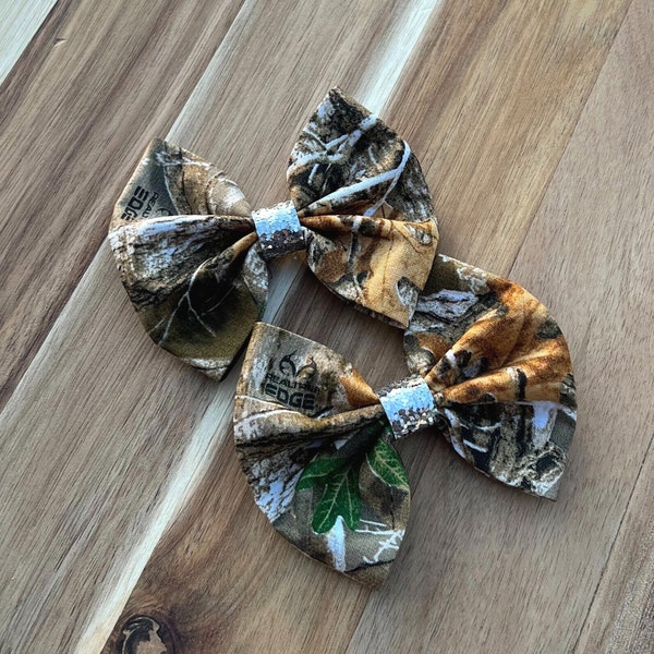 RealTree Hair Bow, Camo Hair Bow, Girls Hair Bow, Toddler Hair Bow, Newborn Headband