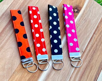 Polk A Dot Keychains, Wristlets, Lanyards, Party Favors, Birthday Gift