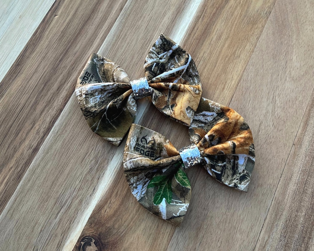 Realtree Hair Bow Camo Hair Bow Girls Hair Bow Toddler Hair Etsy
