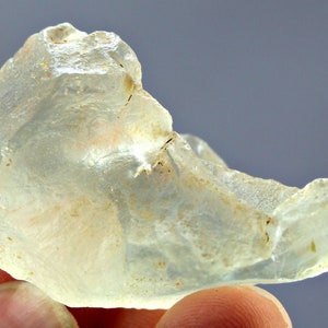 125.0 CT Water Etched Quartz Crystal - Uniquely Terminated Unusual Ntaurl Quartz Crystal for Collectors !