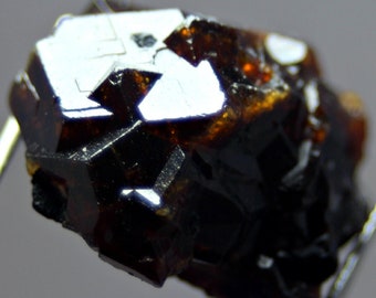 38.0 Ct Rare Almandine Red Garnet Crystals Cluster Specimen, Badakhshan Afghanistan - Terminated Top Luster Natural Red Garnet Specimen