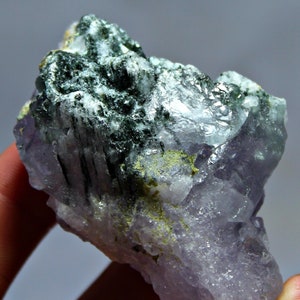 656.0 CT Stunning Green Tourmaline Bunch on Unknown Crystal Specimen - AAA Grade Natural Green Tourmaline Bunch on Unknown Crystal Specimen