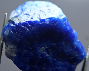 40.0 CT Royal Blue Afghanite Crystal – Rare Facet Grade Mineral