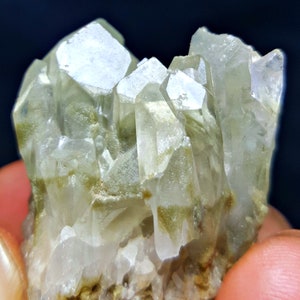 89.0 CT Classy Rare Ghost Quartz Crystals Bunch Specimen - Außergewöhnliche, gut beendete raue natürliche Ghost Quarz Crystals Bunch Specimen