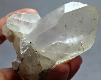Water Etched Window Quartz Twin Crystal, 191.0 G, Pakistan