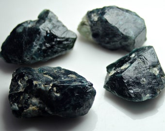 Ultra Blue Green Color Natural Dravite Tourmaline Crystals Facet Grade Lot- 211.0 CT Dravite Tourmaline Gemstone Lot, Badakhshan Afghanistan