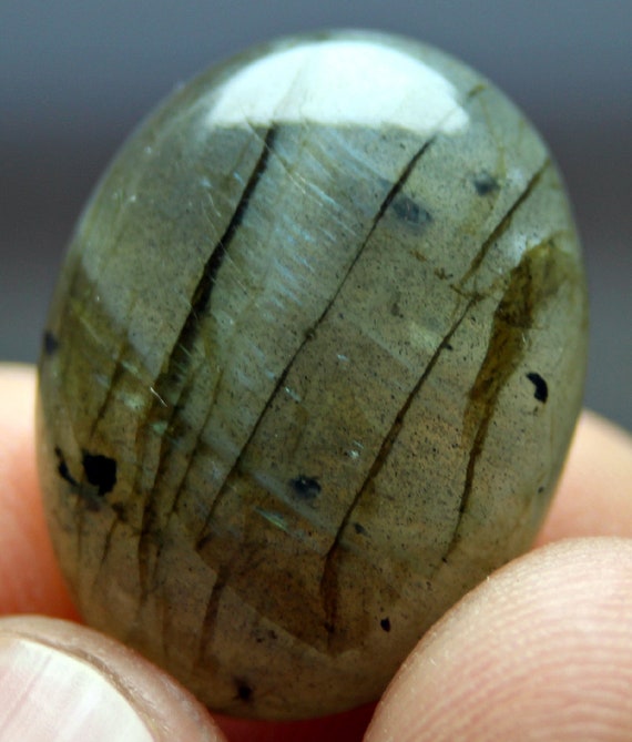Labradorite D'Afrique 20.18 Ct - Taille Poire - Pierre Fine Naturelle