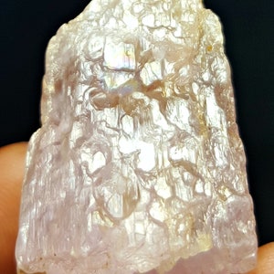 132,0 CT vattenetsad rosa kunzitkristall - Afghanistan bild 6