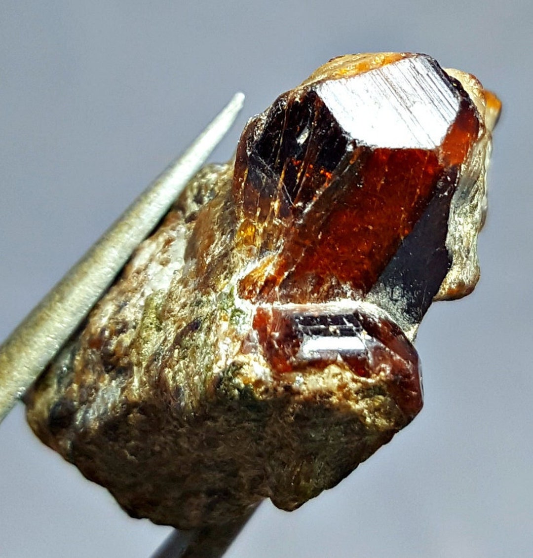 234CT Raw Natural Red Garnet Garnet Crystal Specimen Brazil  Ia6338 : Industrial & Scientific