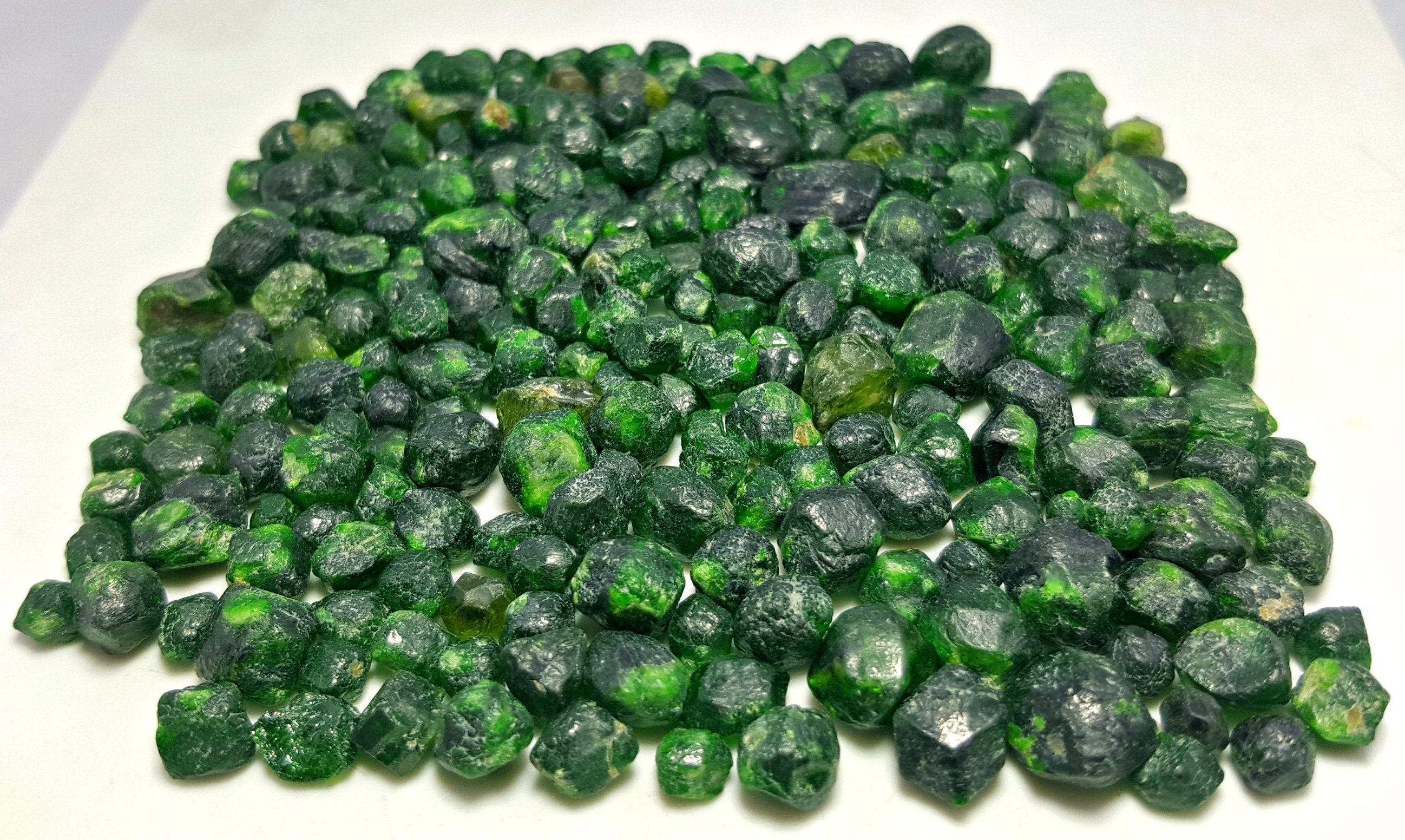 100.0 GM Extremely Rare Transparent Raw Green / Etsy
