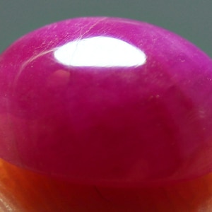 9.0 CT Red Ruby Oval Cabochon - Unusual Rare Natural Oval Red Ruby Cabochon for Rings From Jagdalek Afghanistan
