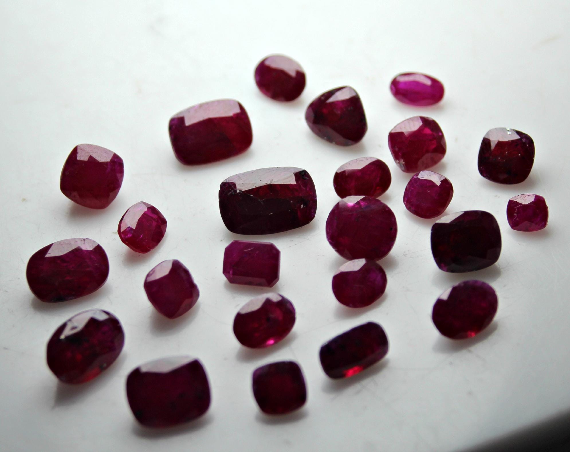 Pakistan Api Ruby Pigeon Blood Red Ruby Lot Batakundi Mine Kashmir Pakistan 21.50 Ct ...