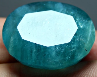 Grote losse edelsteen grandidieriet - 68,21 cts World Raest Museum Grade blauwe grandidieriet ovaal geslepen edelsteen voor verzamelaars - gecertificeerd