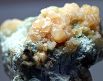 Spessartine Garnet Crystal Cluster – Flower Shape Mineral Specimen