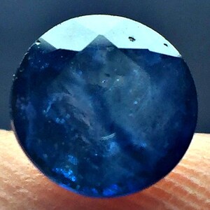 1.0 CT Impressive Top Blue Color Natural Sapphire Round Cut Loose Gemstone for Wedding, Engagement, Promise Rings