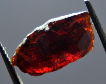 3.50 CT Unusual Transparent Red Chondrodite Crystal Badakhshan Afghanistan - Full Terminated Natural Red Chondrodite Crystal for Collectors!