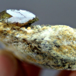 Multicolor Titanite Crystal Specimen: Yellow & Green Zagi Pakistan