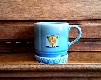 Irish Porcelain Ultster Mug by Wade Pottery -Vintage 1950s